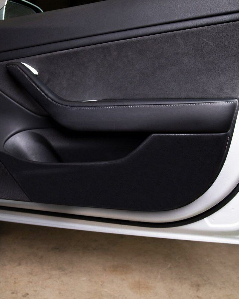 Model 3 Front Door Kicker Panels PPF | Tesla Model 3 Accessories | TESBROS